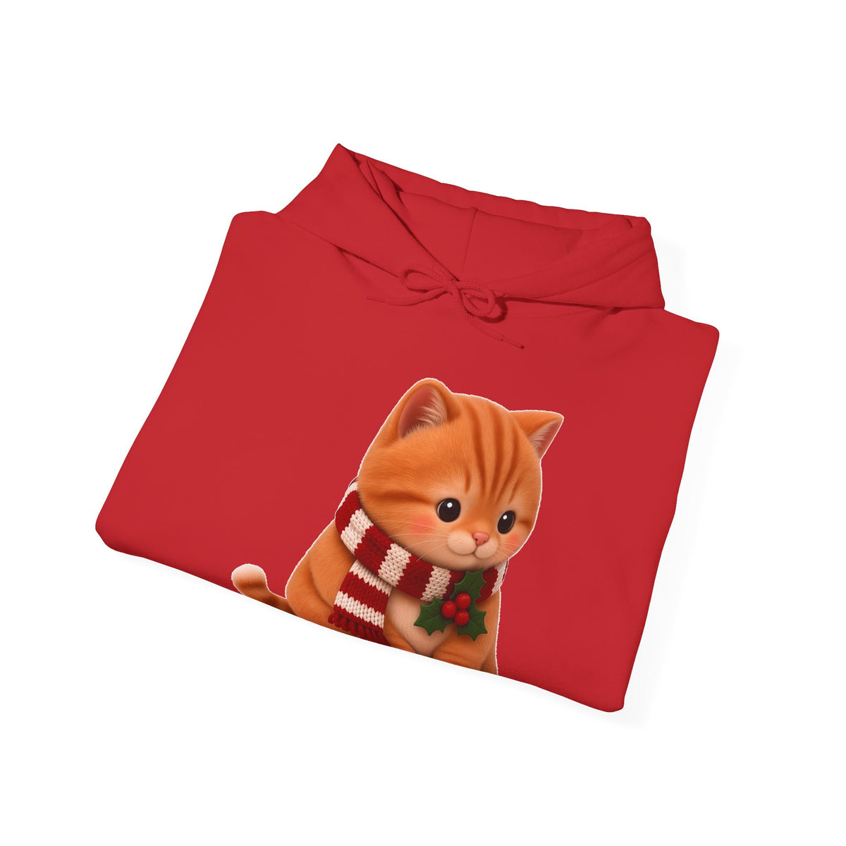 Cute Kawaii Christmas Cat Hoodie