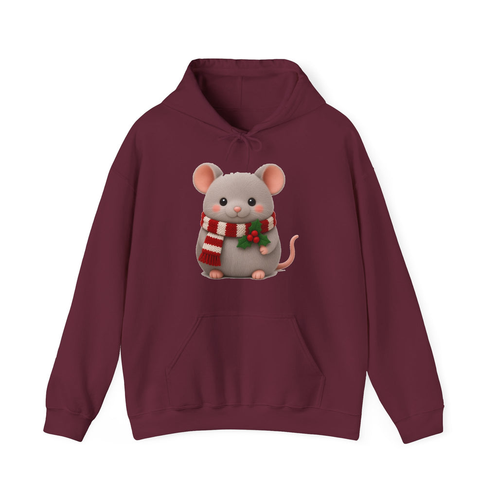 Cute Kawaii Christmas Mouse Hoodie