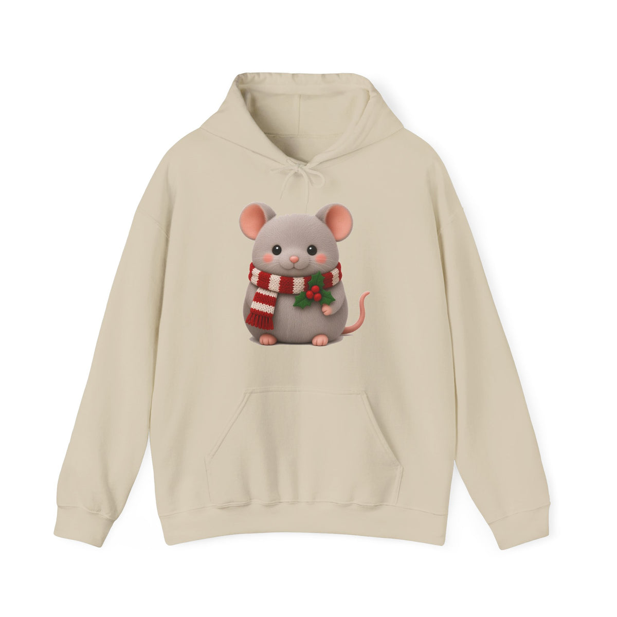 Cute Kawaii Christmas Mouse Hoodie