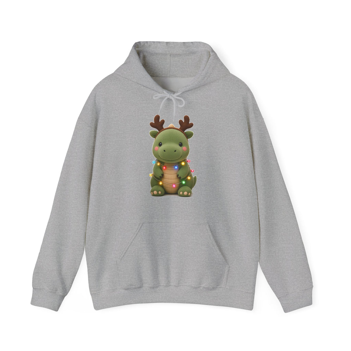 Cute Kawaii Christmas Dino Hoodie