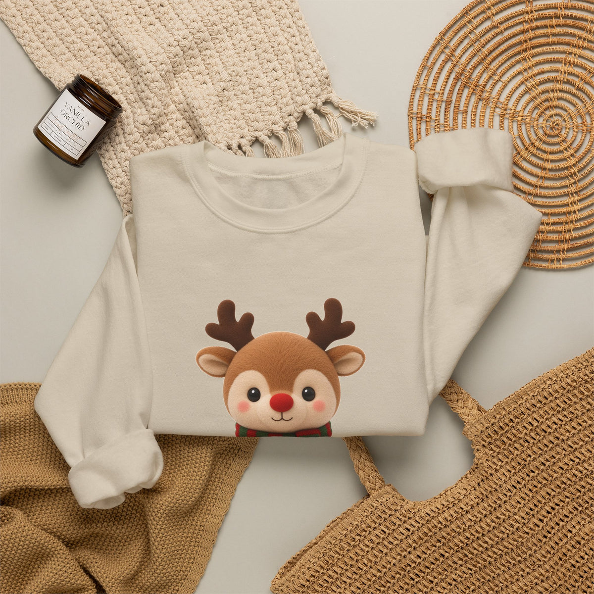 Christmas Reindeer Cute Kawaii Jumper