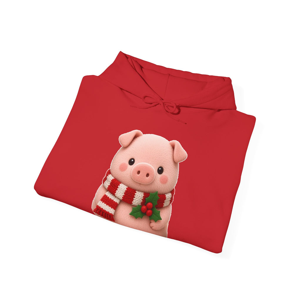 Cute Kawaii Christmas Pig Hoodie