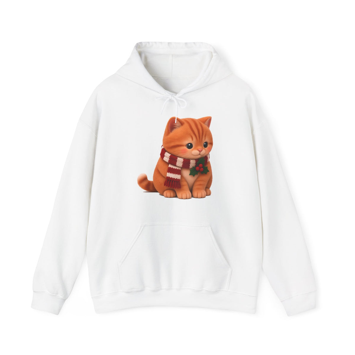 Cute Kawaii Christmas Cat Hoodie
