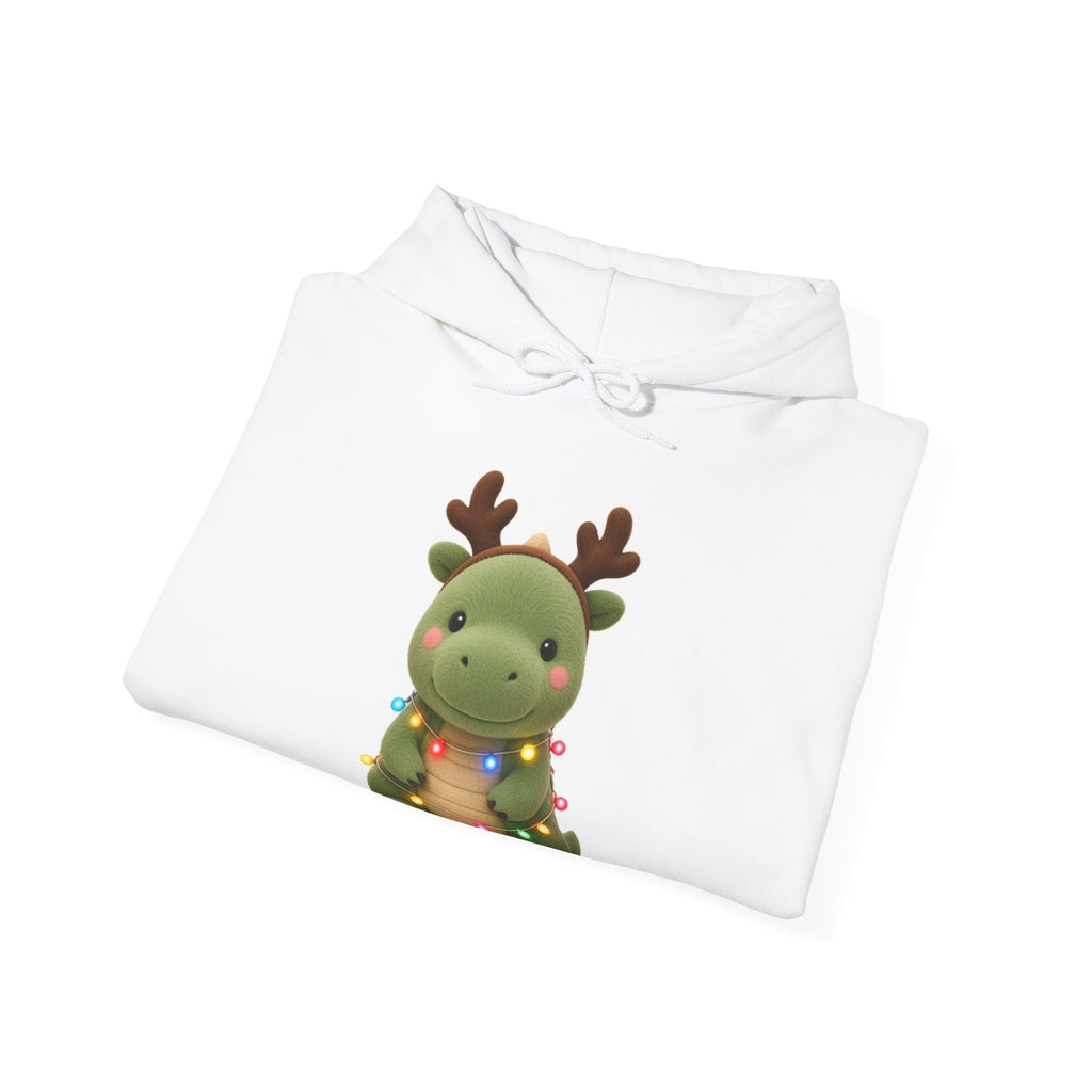 Cute Kawaii Christmas Dino Hoodie