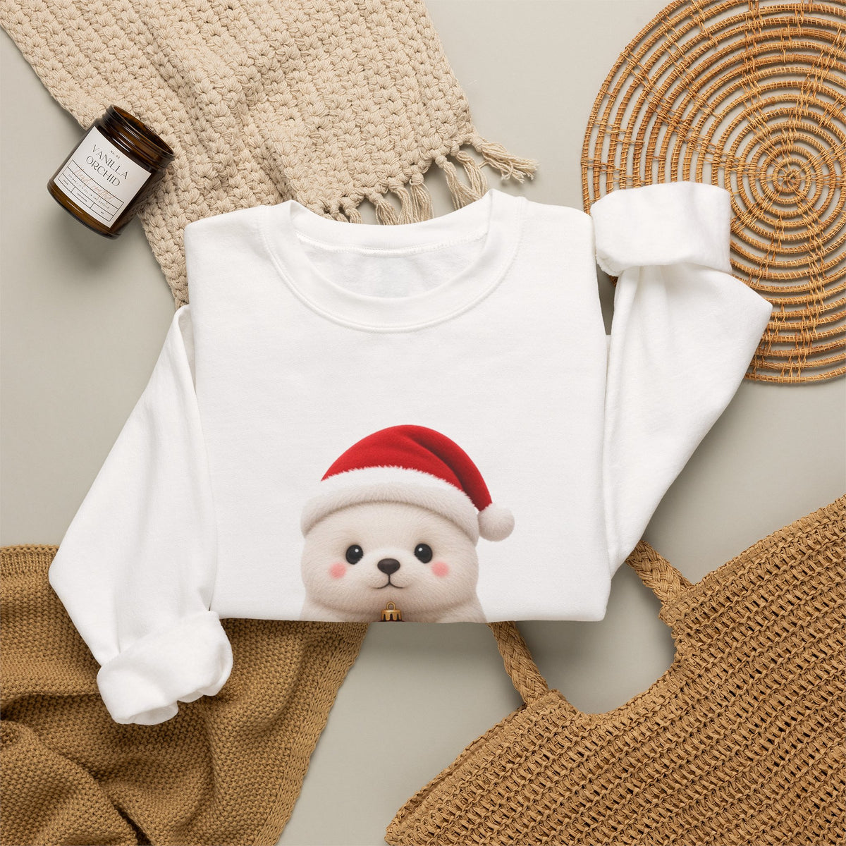 Christmas Seal Cute Kawaii Jumper