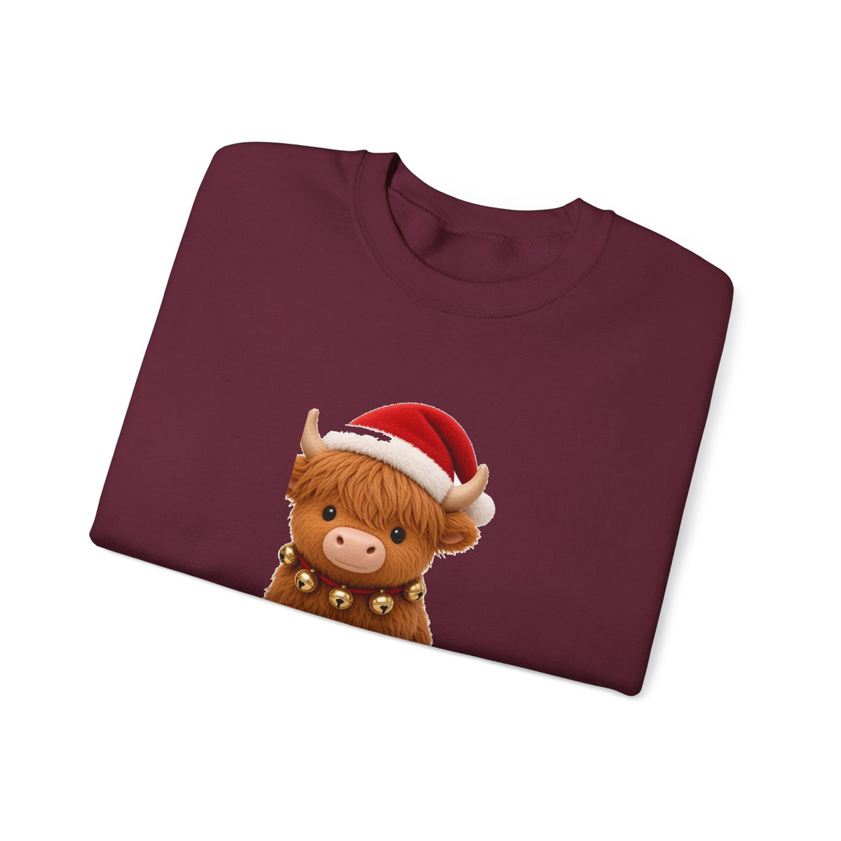 Christmas Highland Cow Cute Kawaii Jumper