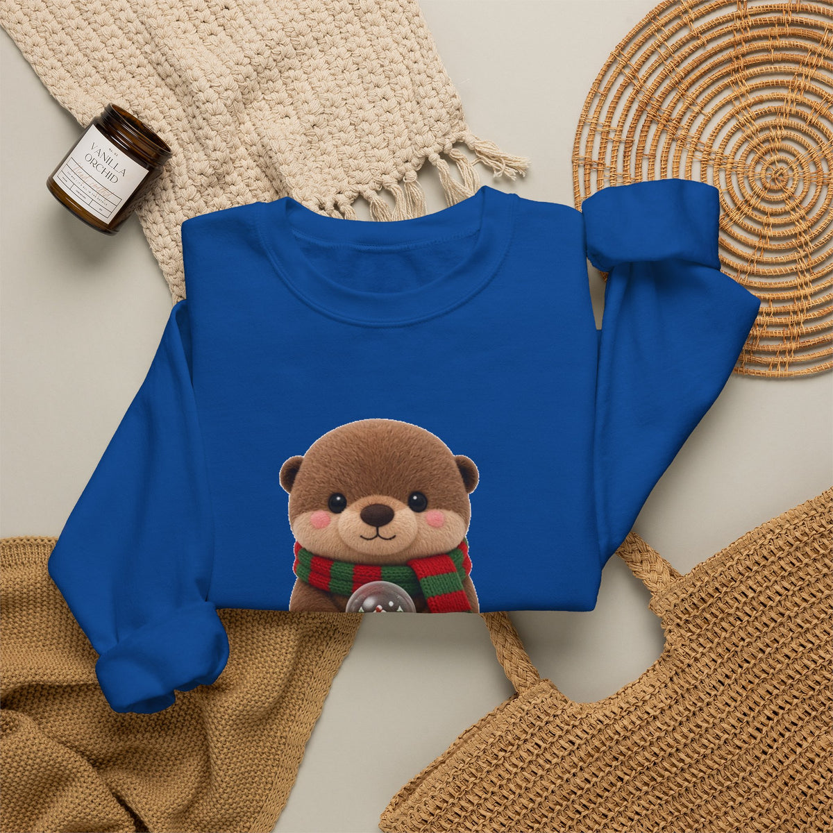 Christmas Otter Cute Kawaii Jumper