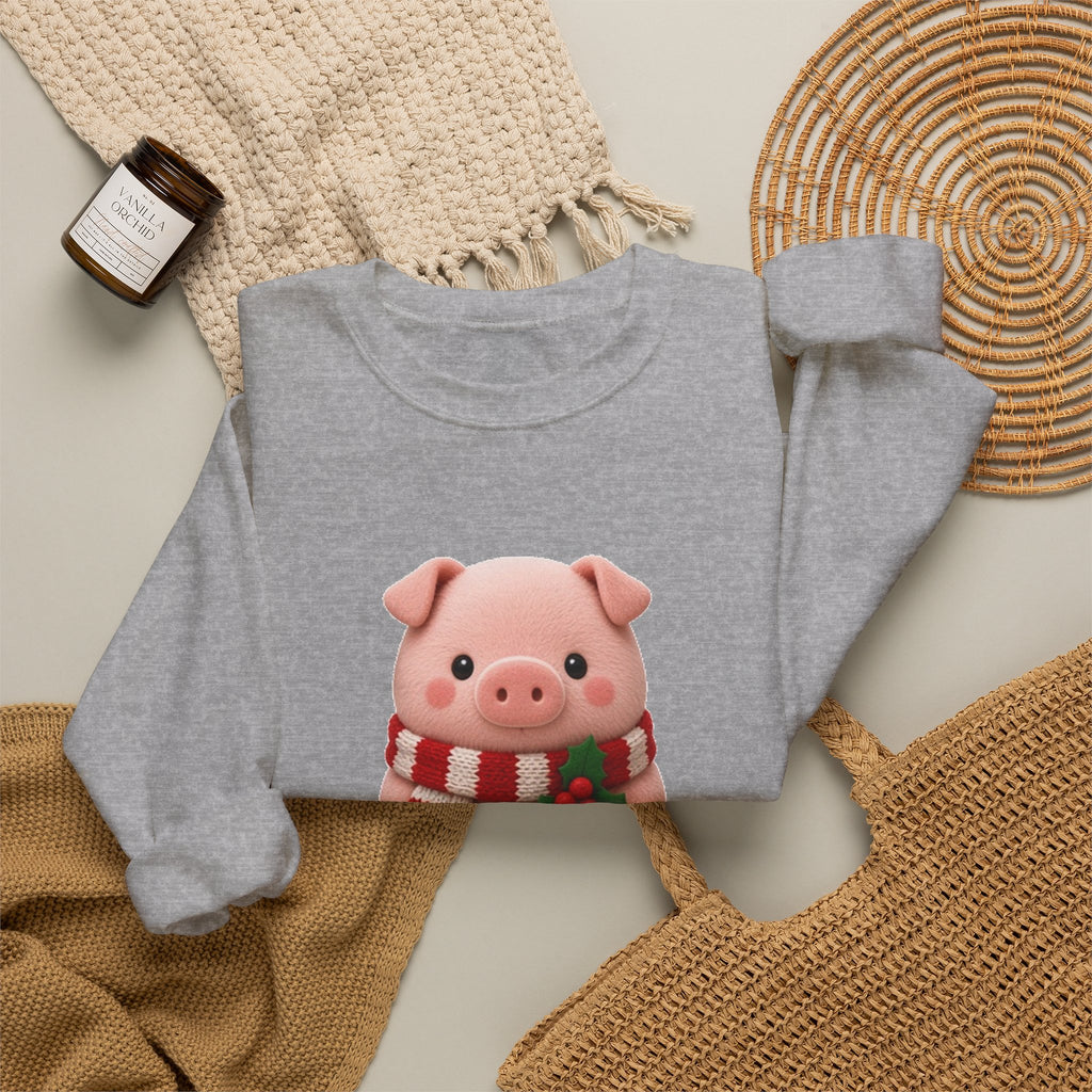 Christmas Pig Cute Kawaii Jumper