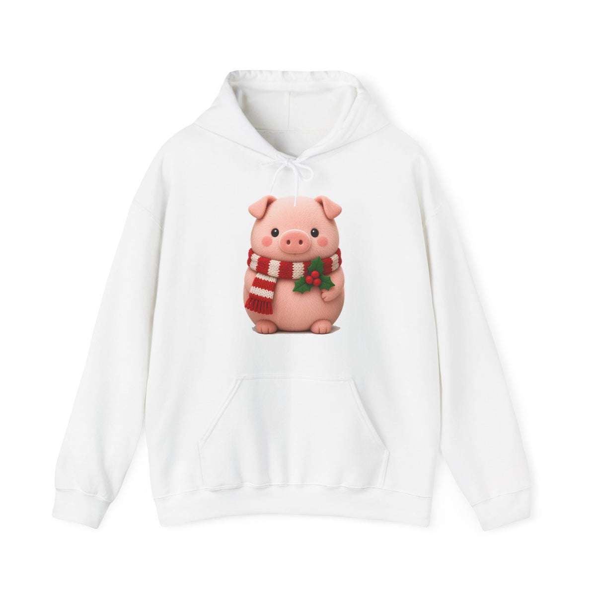 Cute Kawaii Christmas Pig Hoodie
