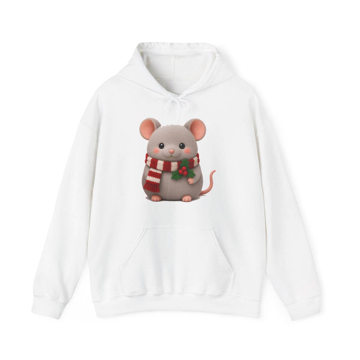 Cute Kawaii Christmas Mouse Hoodie
