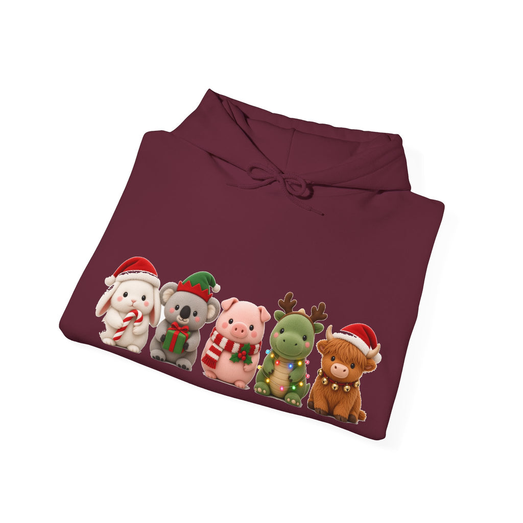 Cute Kawaii Christmas Animals Hoodie
