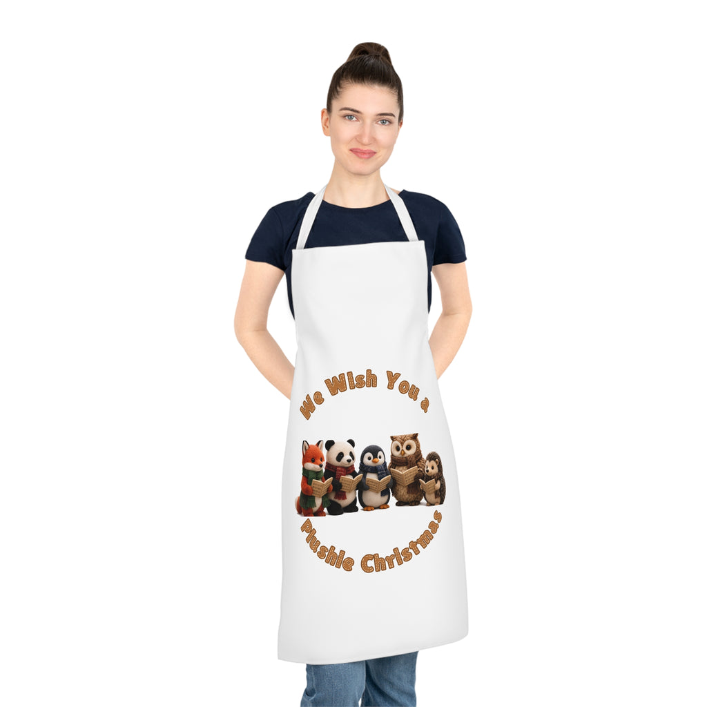 We Wish You a Plushie Christmas Cute Kawaii Apron