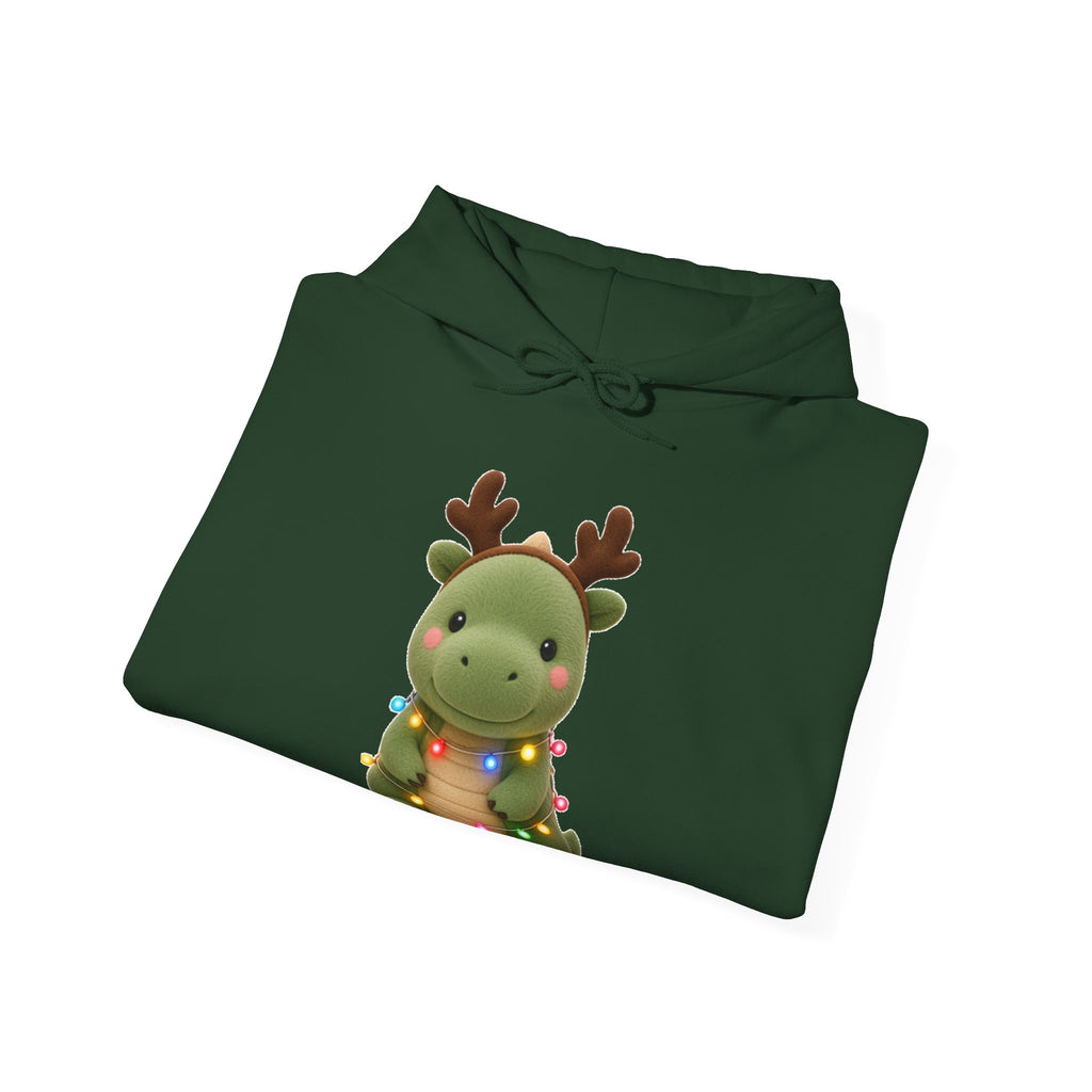 Cute Kawaii Christmas Dino Hoodie