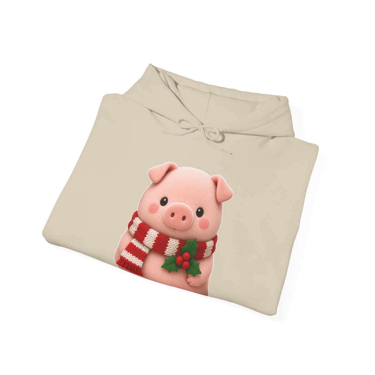 Cute Kawaii Christmas Pig Hoodie