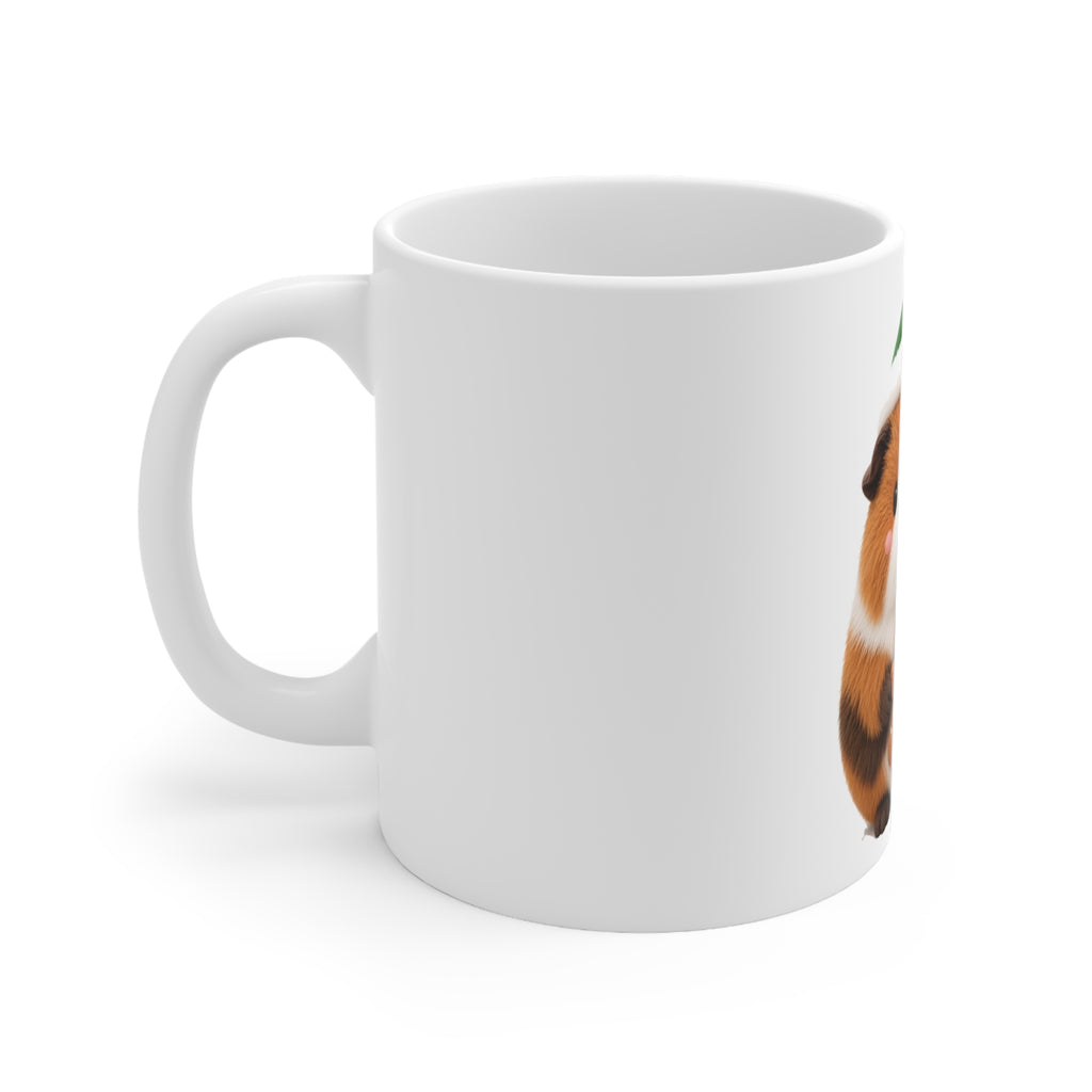 Cute Kawaii Christmas Guinea Pig Mug