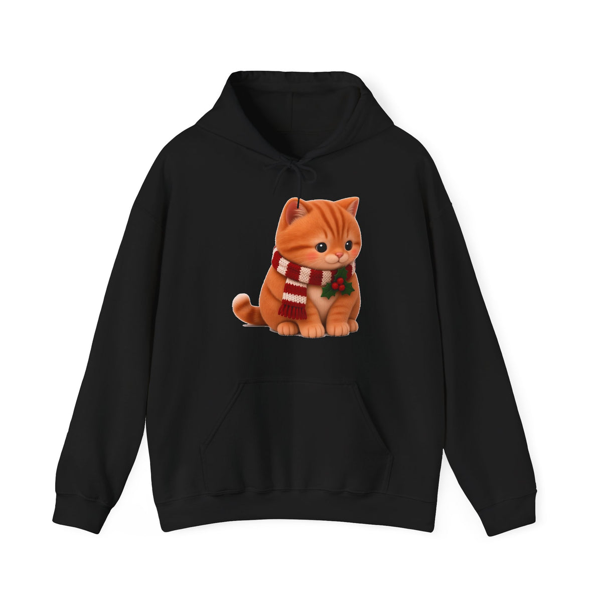 Cute Kawaii Christmas Cat Hoodie