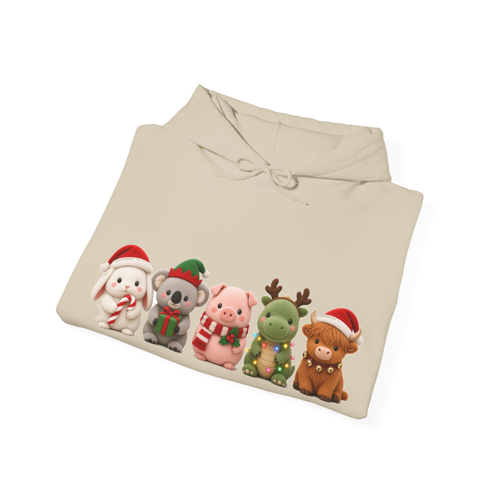 Cute Kawaii Christmas Animals Hoodie