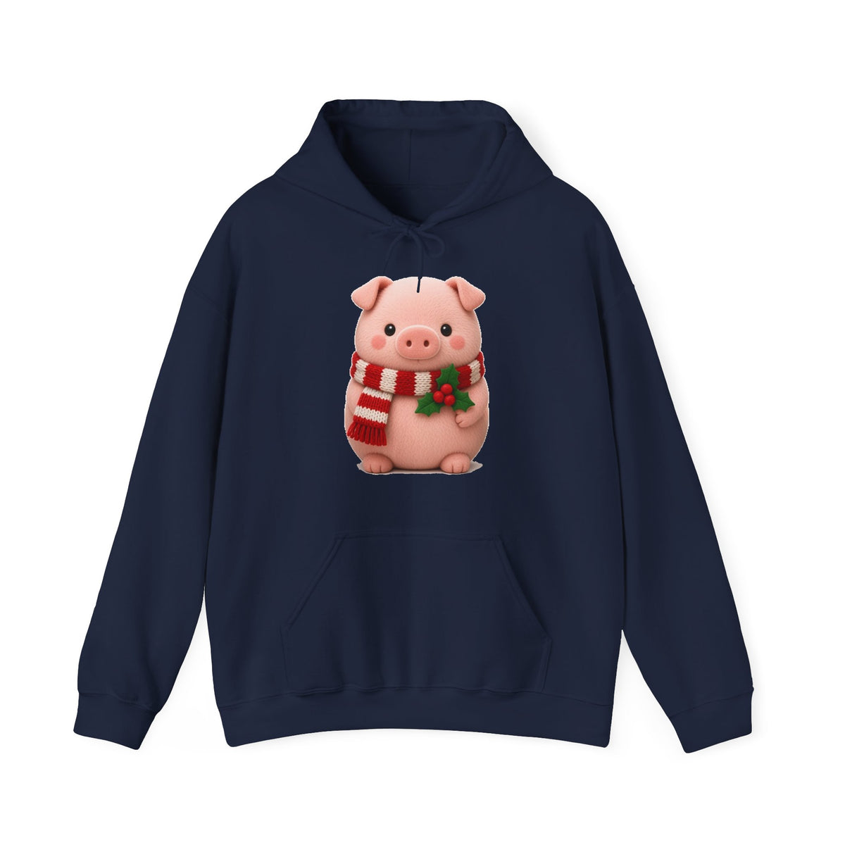 Cute Kawaii Christmas Pig Hoodie