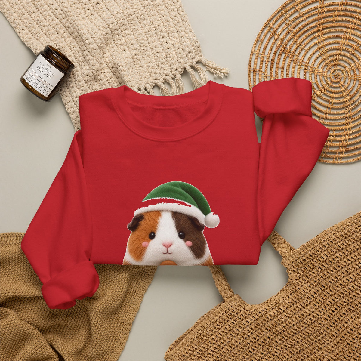 Christmas Guinea Pig Cute Kawaii Jumper