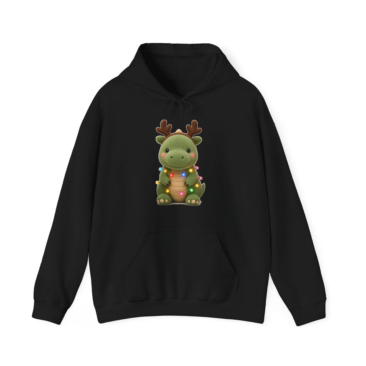 Cute Kawaii Christmas Dino Hoodie