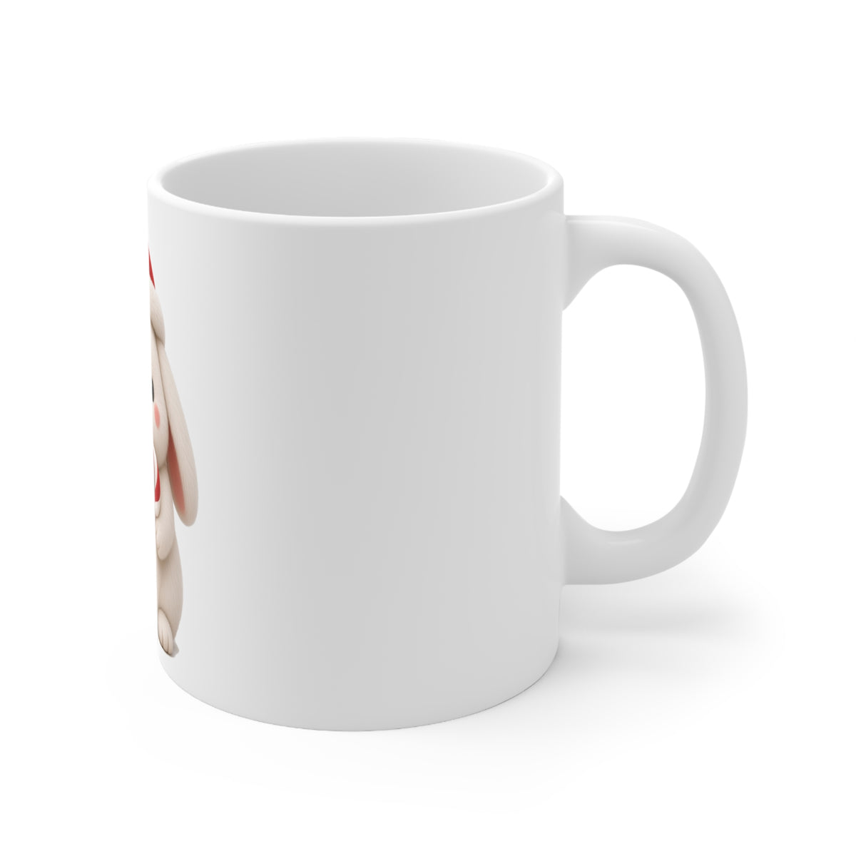 Cute Kawaii Christmas Bunny Mug