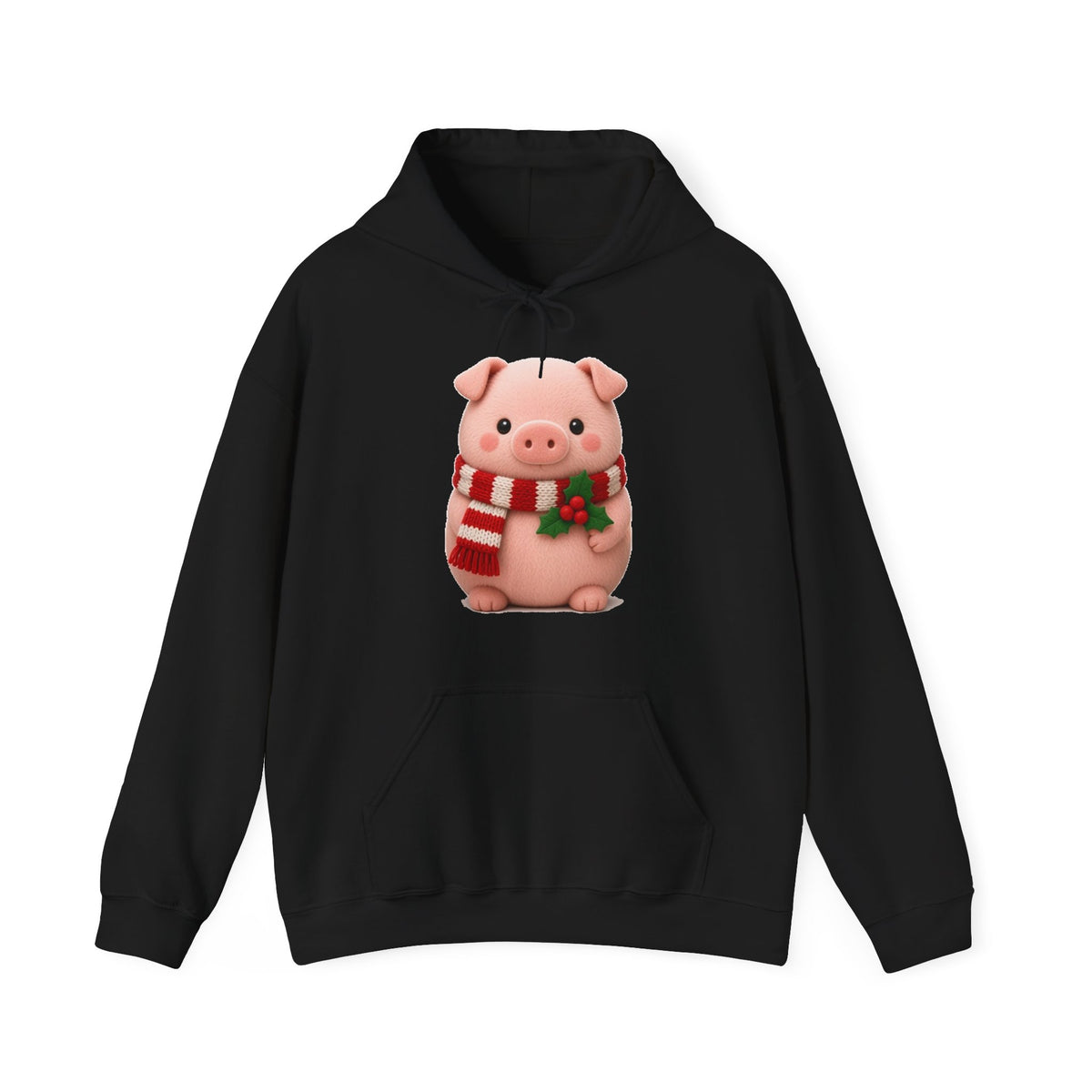 Cute Kawaii Christmas Pig Hoodie