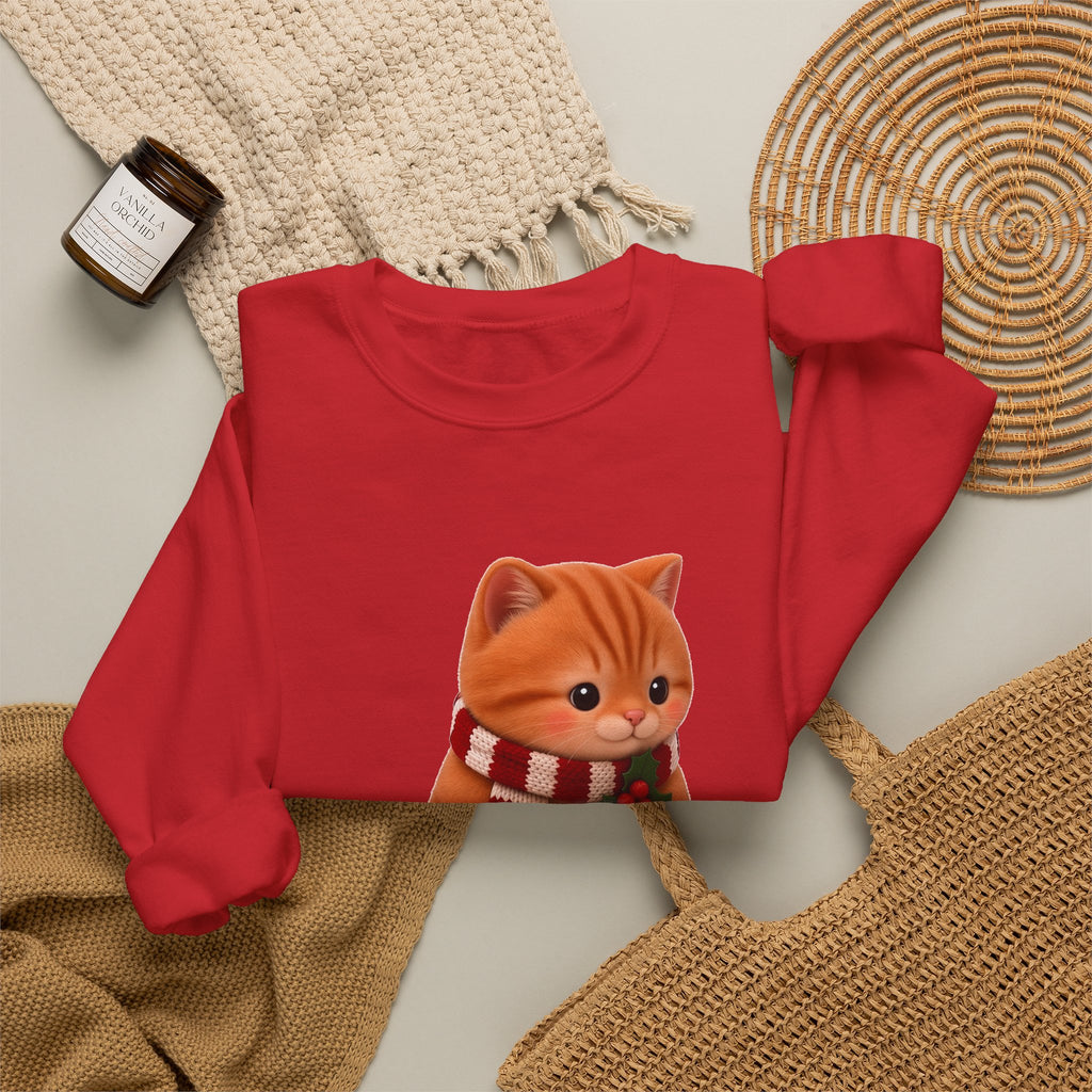 Cute Kawaii Christmas Cat Jumper