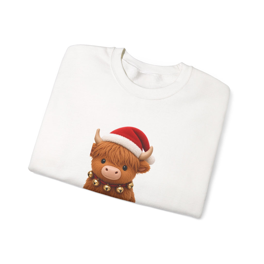 Christmas Highland Cow Cute Kawaii Jumper