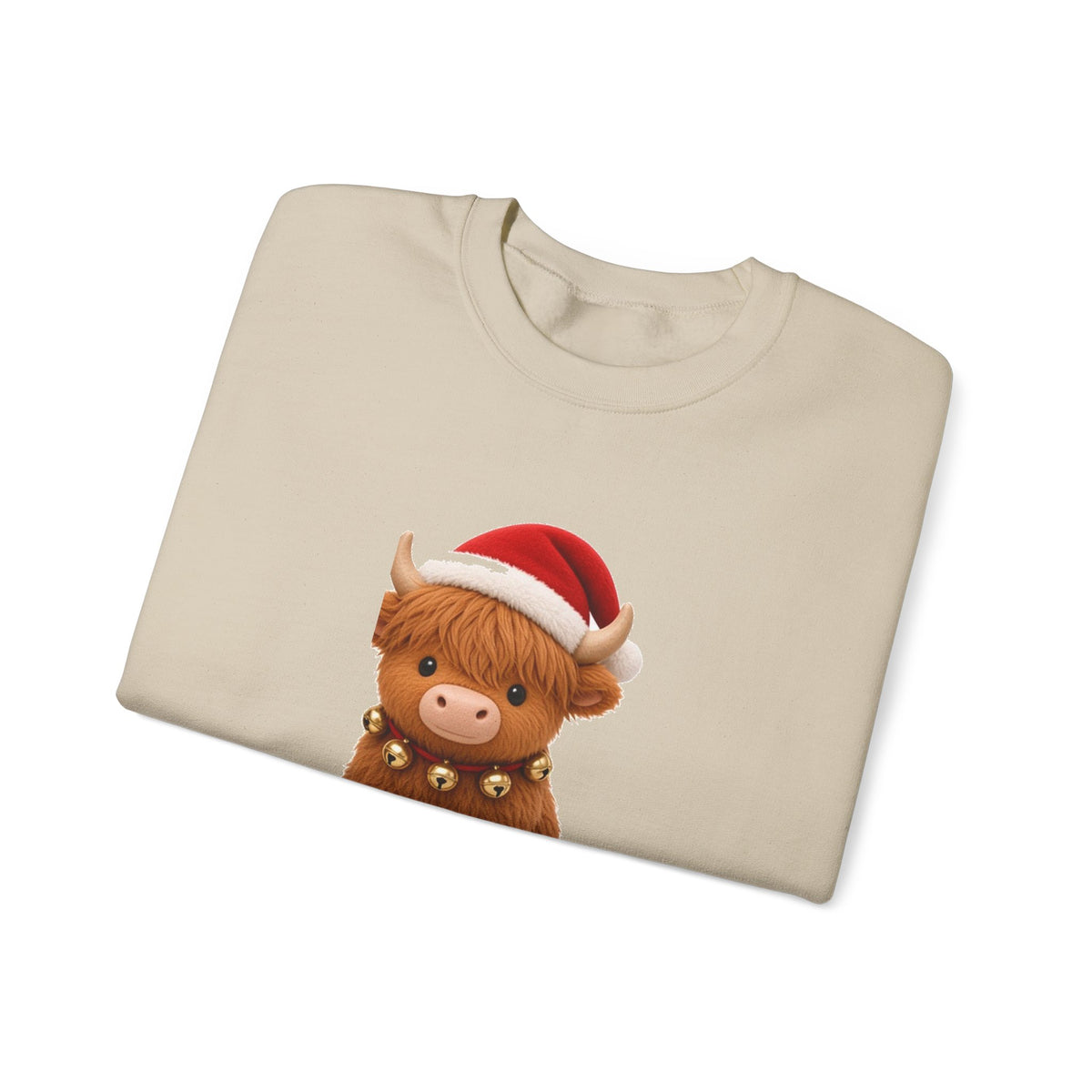 Christmas Highland Cow Cute Kawaii Jumper