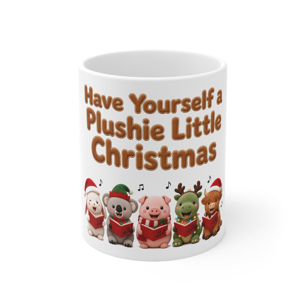 Have Yourself a Plushie Little Christmas Cute Kawaii Mug