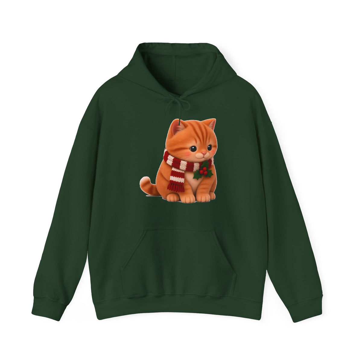 Cute Kawaii Christmas Cat Hoodie