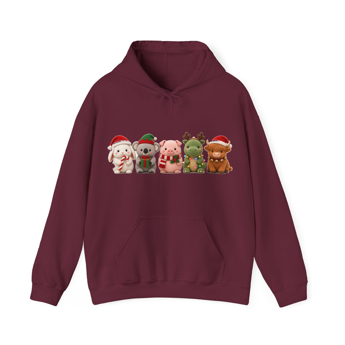 Cute Kawaii Christmas Animals Hoodie