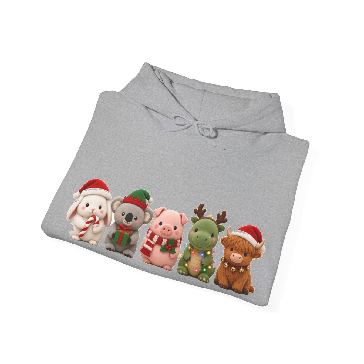 Cute Kawaii Christmas Animals Hoodie