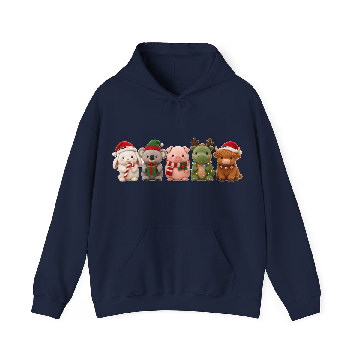 Cute Kawaii Christmas Animals Hoodie