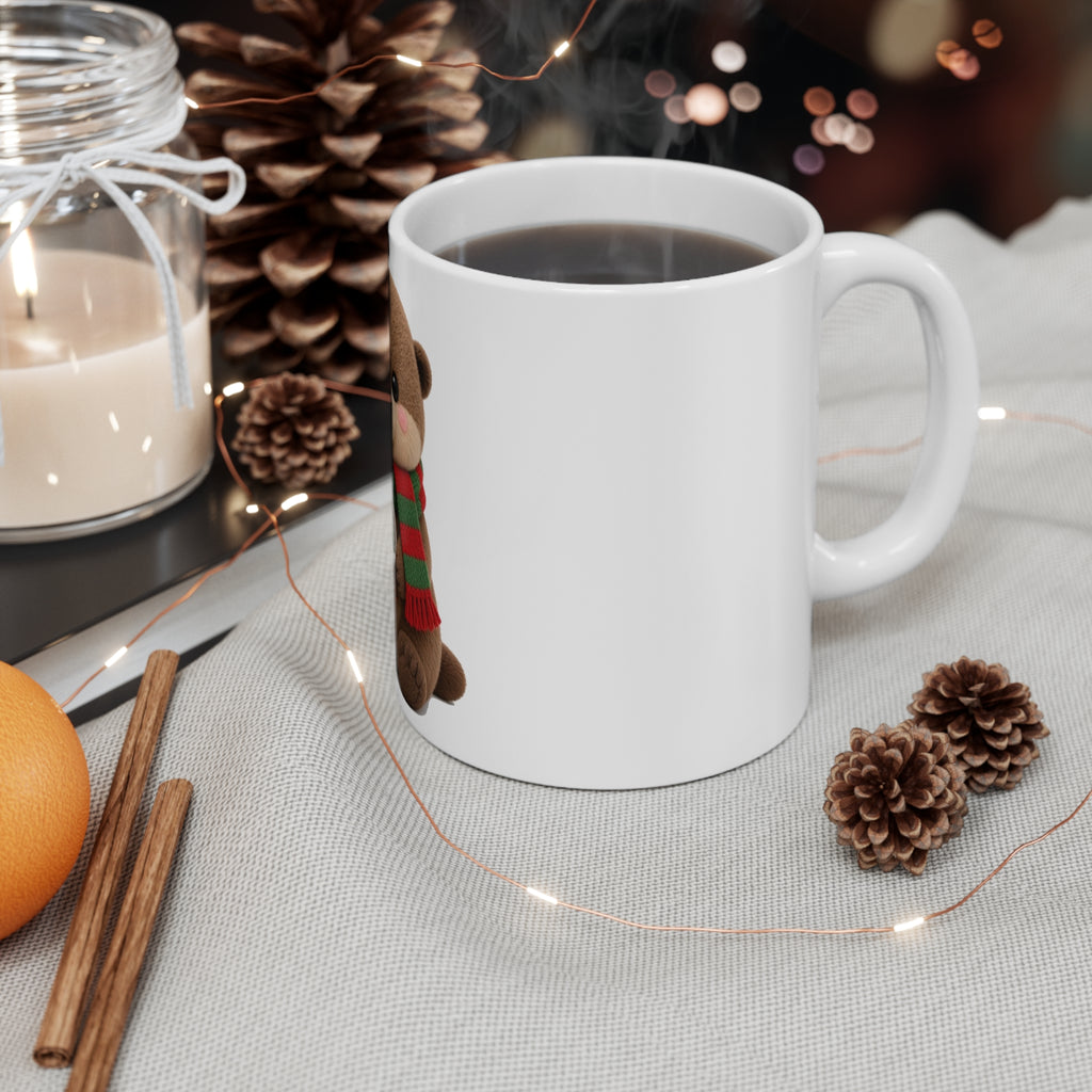 Cute Kawaii Christmas Otter Mug
