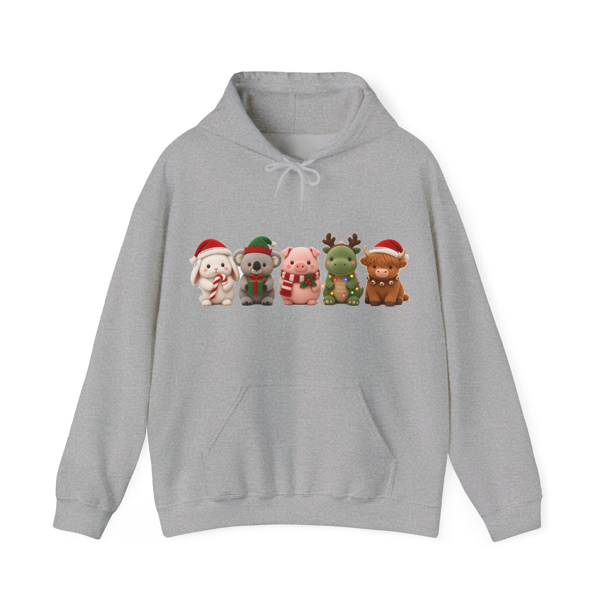 Cute Kawaii Christmas Animals Hoodie