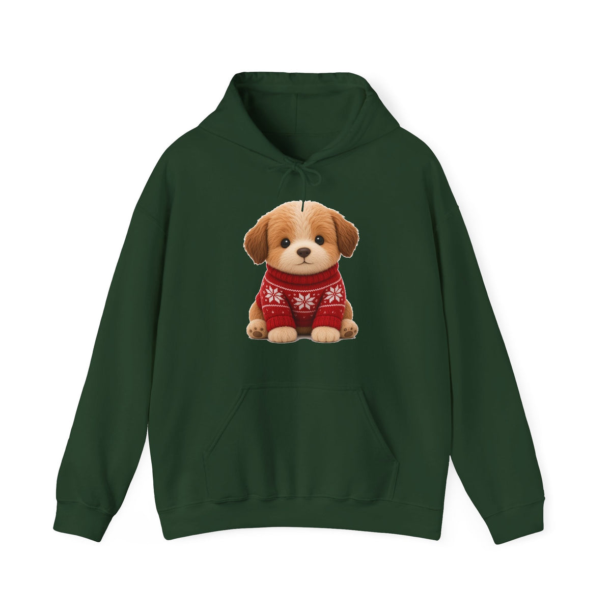 Cute Kawaii Christmas Puppy Hoodie