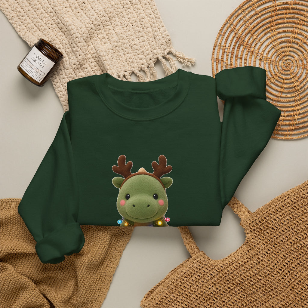 Christmas Dino Cute Kawaii Jumper