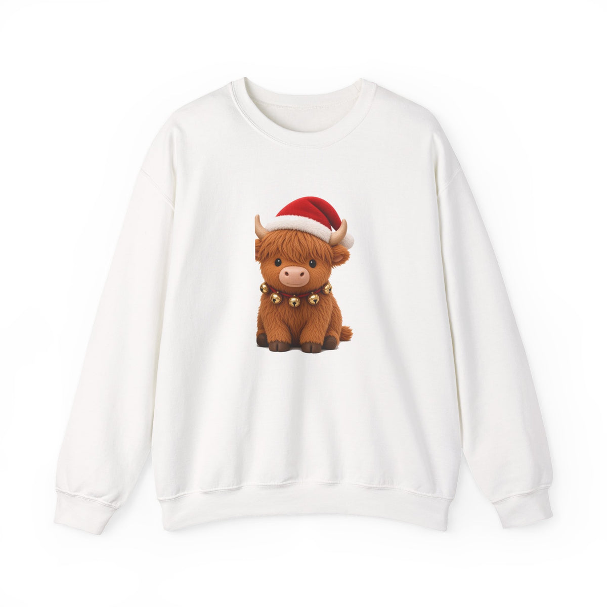 Christmas Highland Cow Cute Kawaii Jumper