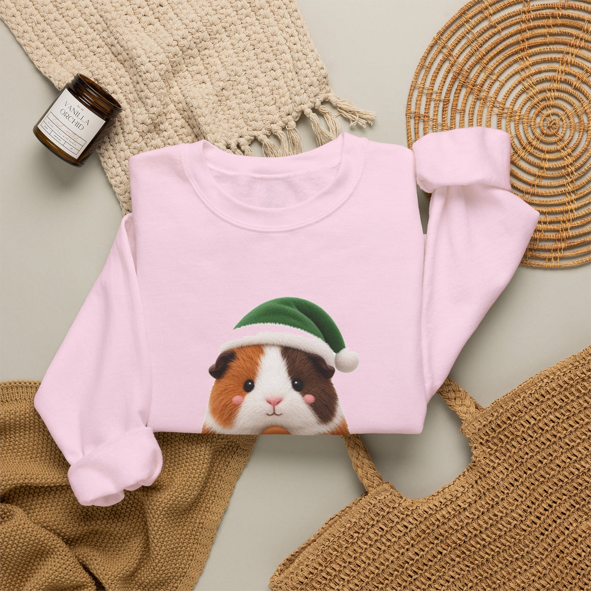Christmas Guinea Pig Cute Kawaii Jumper