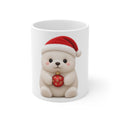 Cute Kawaii Christmas Seal Mug