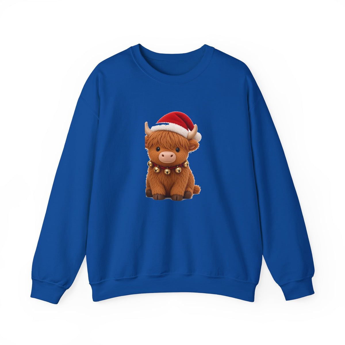 Christmas Highland Cow Cute Kawaii Jumper