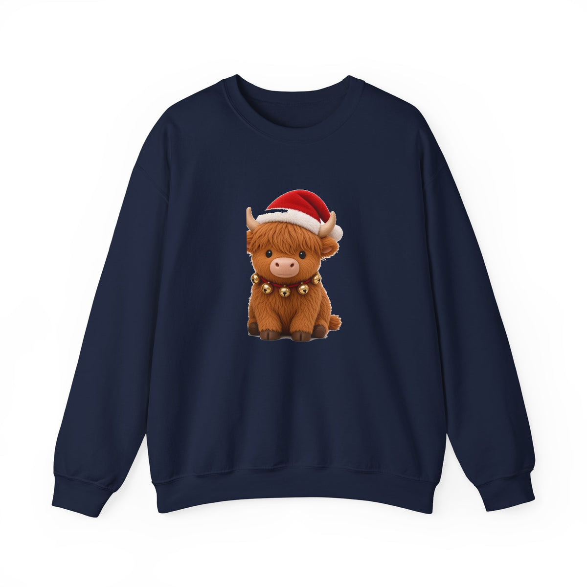 Christmas Highland Cow Cute Kawaii Jumper