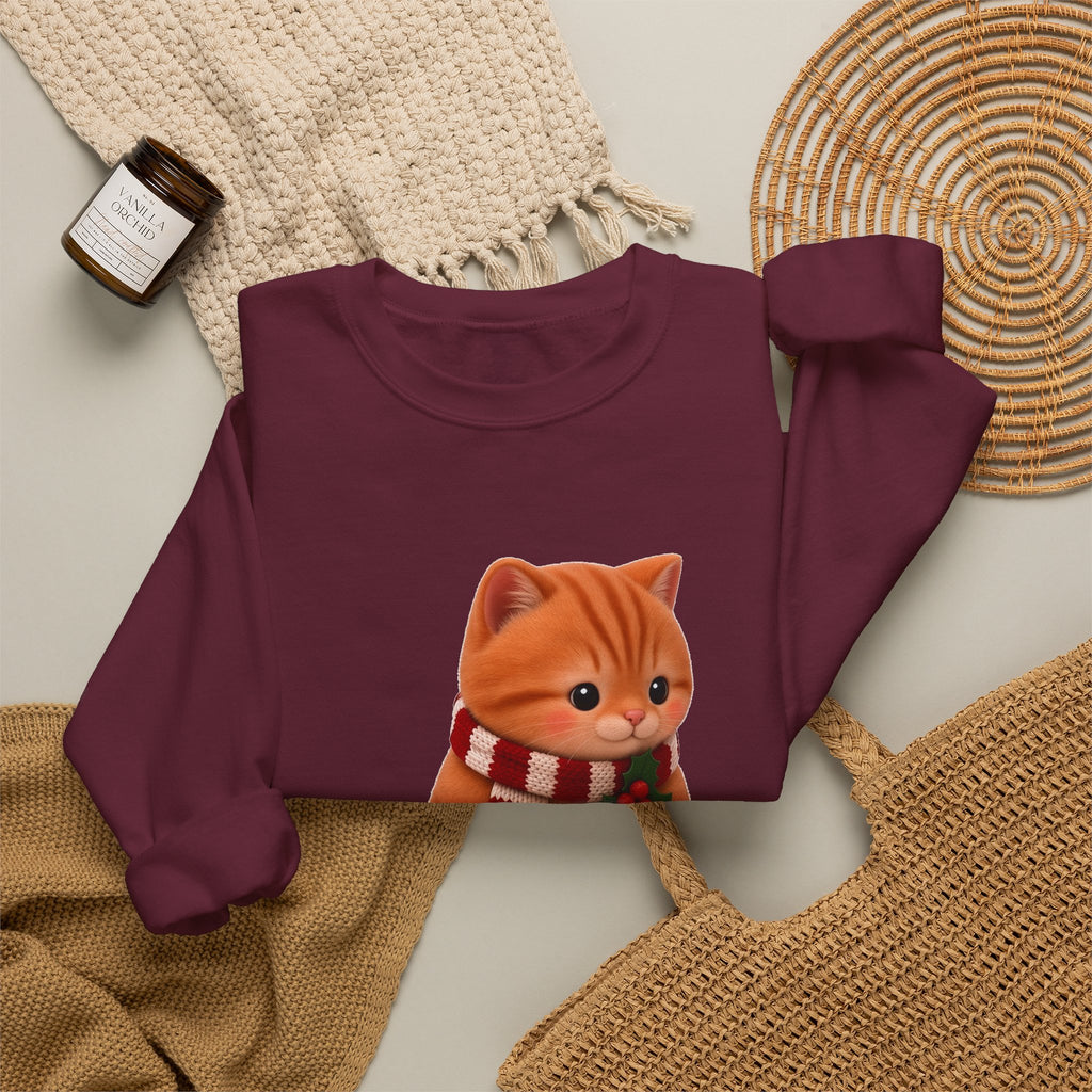 Cute Kawaii Christmas Cat Jumper