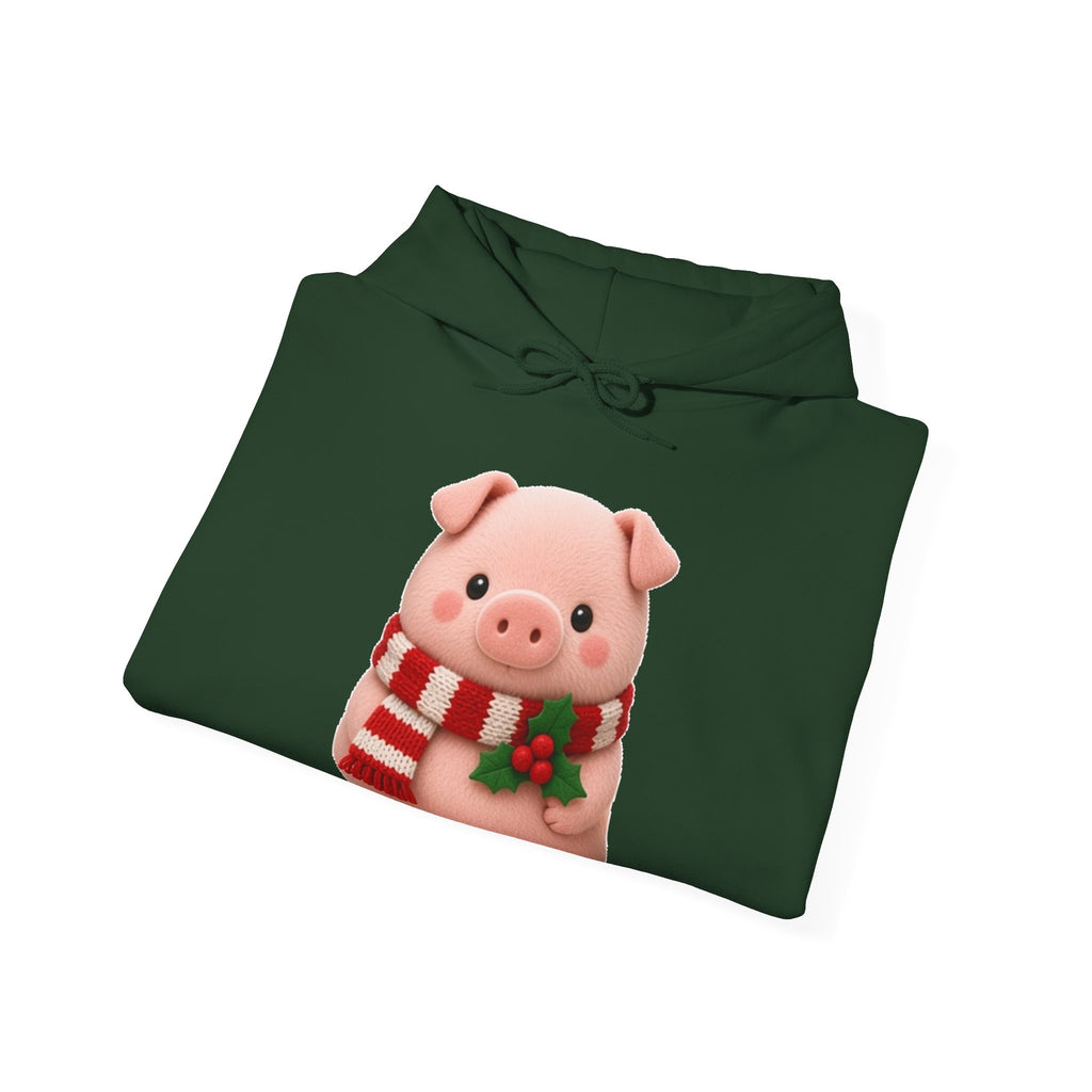 Cute Kawaii Christmas Pig Hoodie