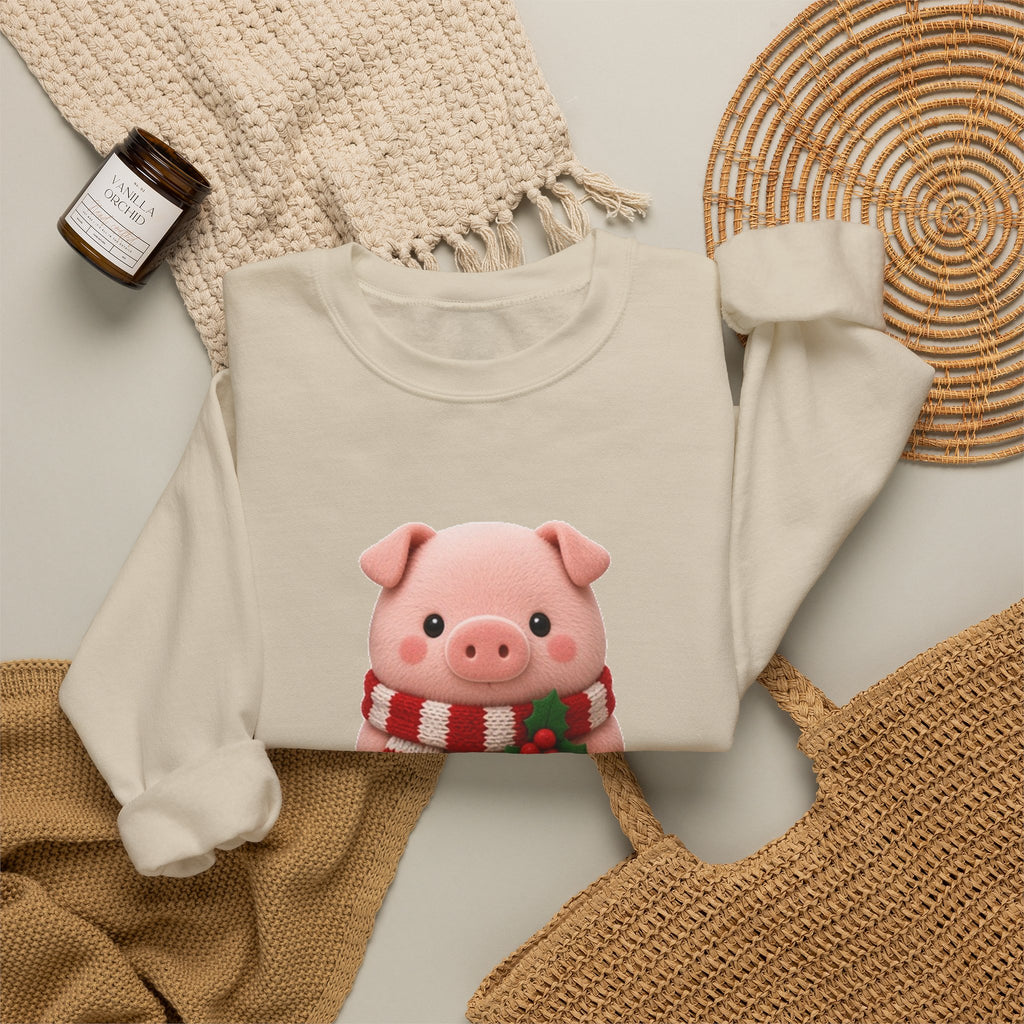 Christmas Pig Cute Kawaii Jumper
