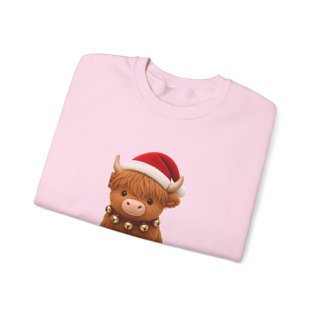 Christmas Highland Cow Cute Kawaii Jumper