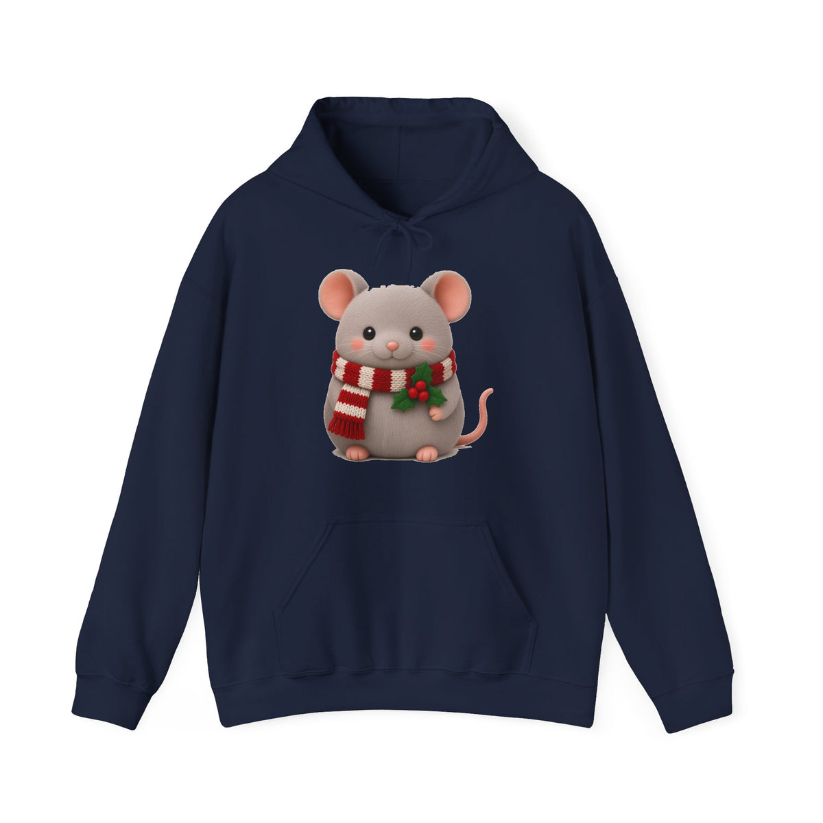 Cute Kawaii Christmas Mouse Hoodie
