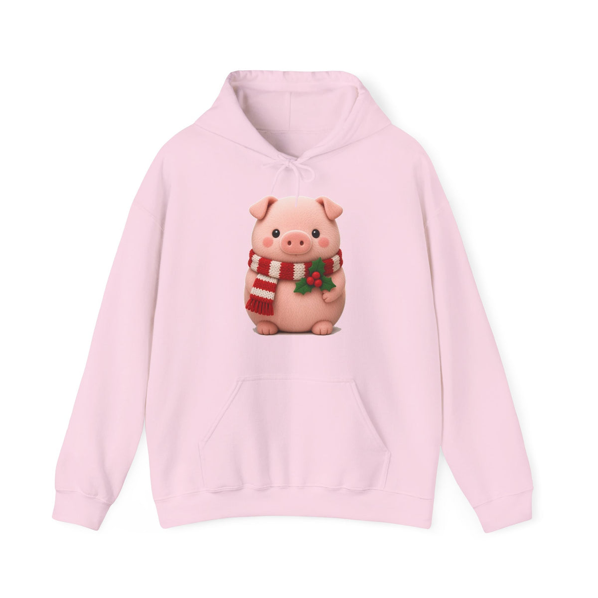 Cute Kawaii Christmas Pig Hoodie