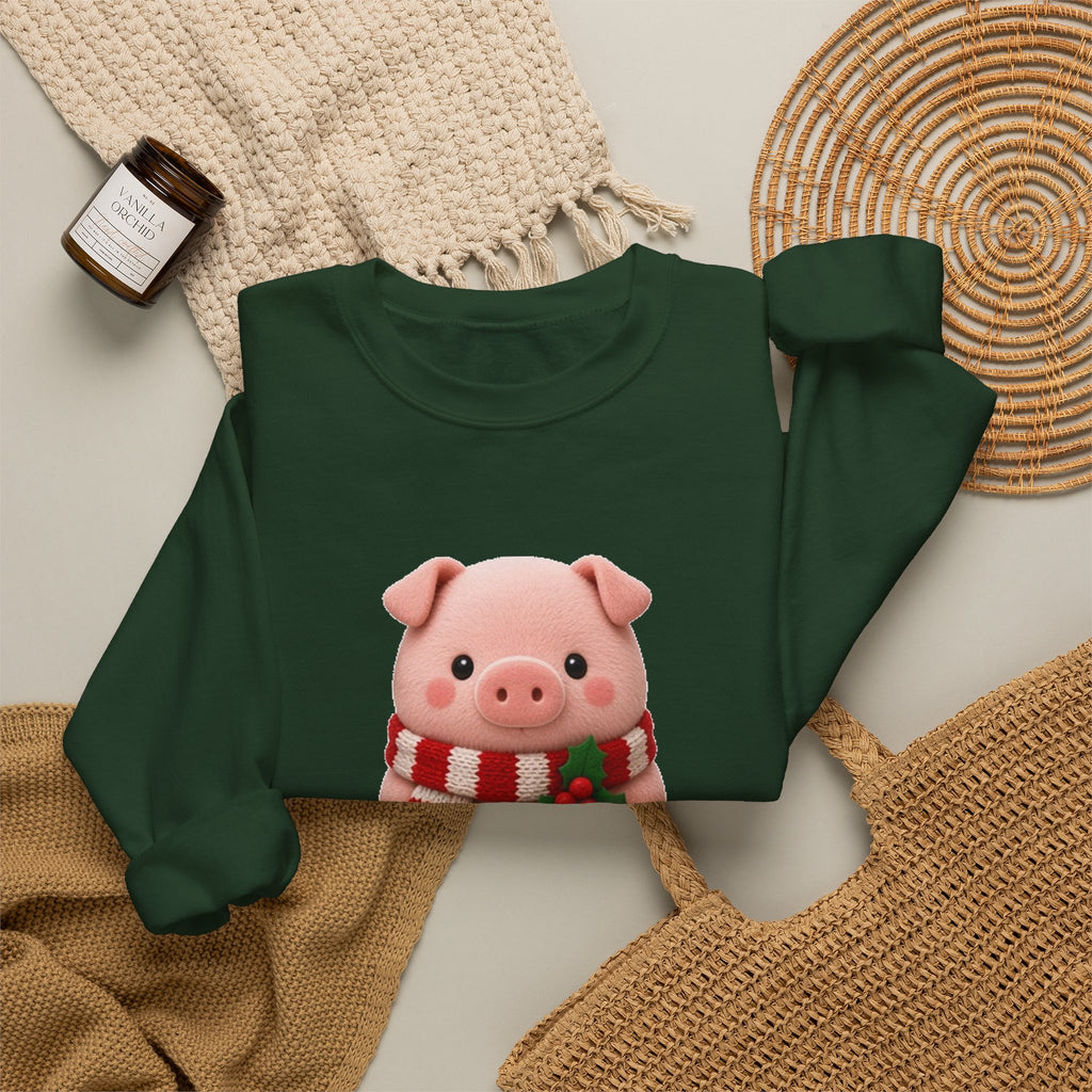 Christmas Pig Cute Kawaii Jumper